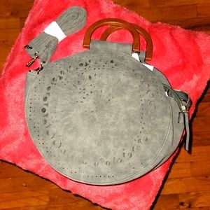 JustFab  handbag with shoulder strap taupe brand new